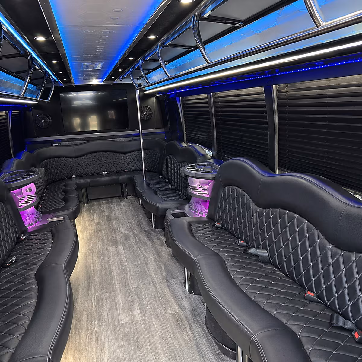 pasadena holiday party bus rental