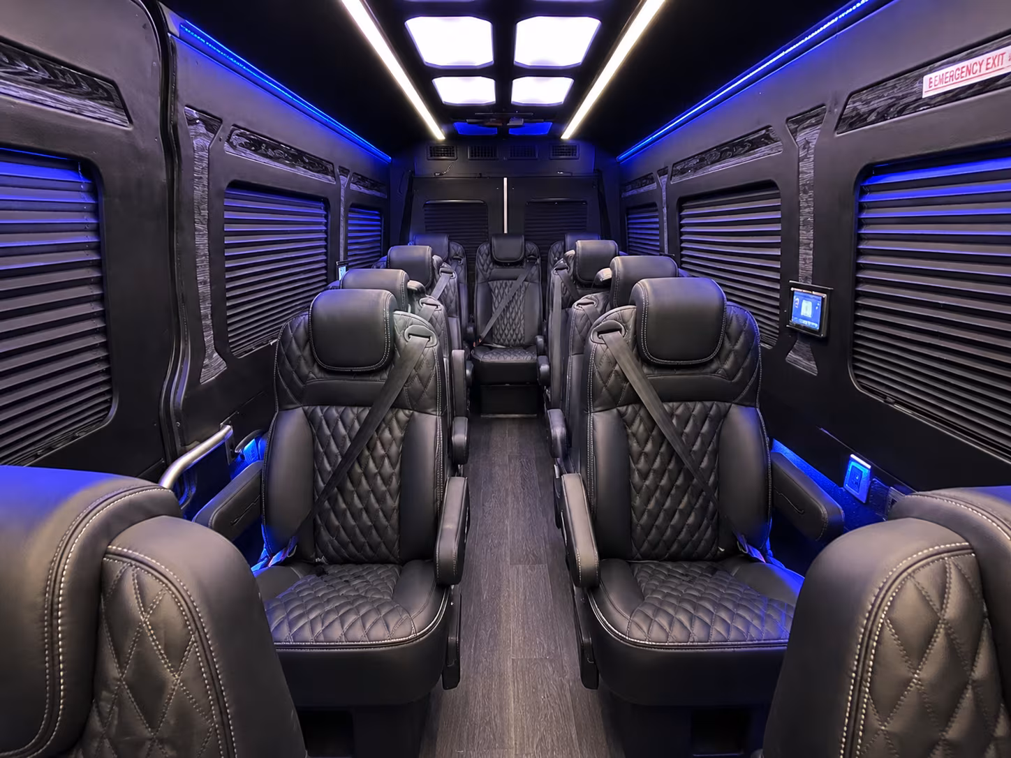 pasadena long distance transportation onboard seating