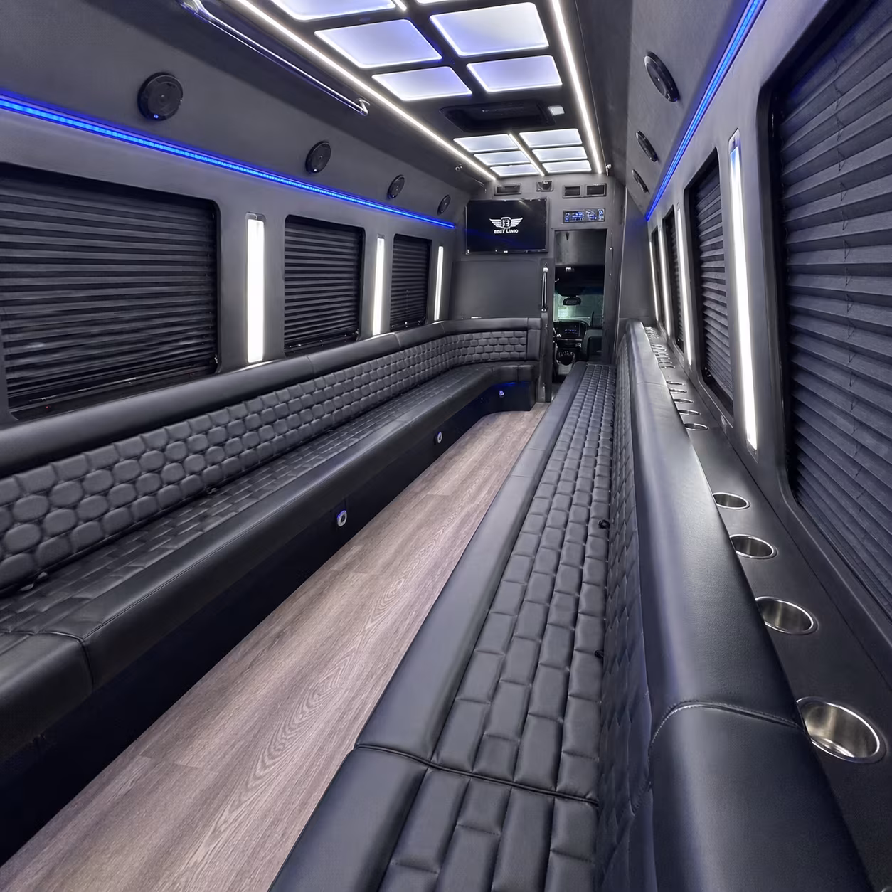 pasadena party bus rentals inside