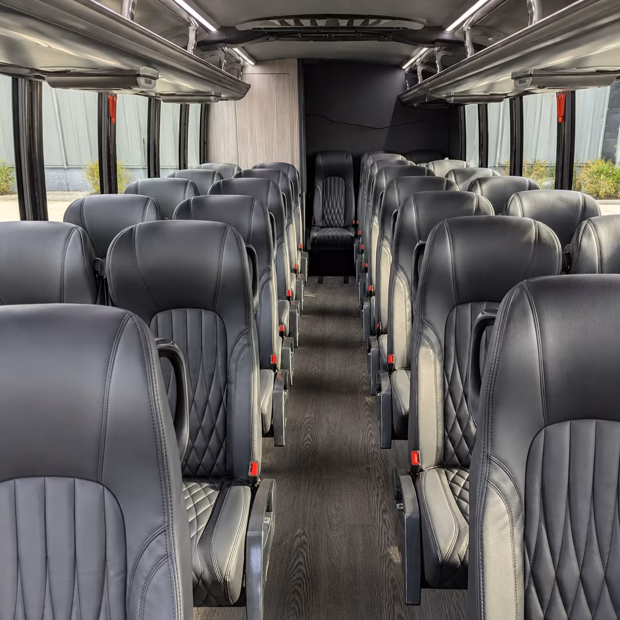 pasadena wedding transportation onboard seating